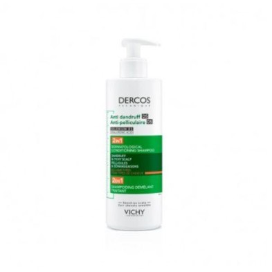 DERCOS CHAMPU ANTICASPA 2 EN 1 1 ENVASE 390 ML