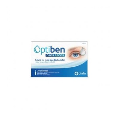 OPTIBEN GOTAS SEQUEDAD OCULAR 0.25 ML 20 AMPOLLAS