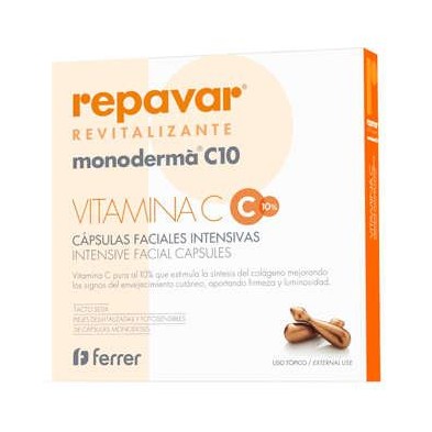 REPAVAR MONODERMA C10 REVITALIZANTE 28 CÁPSULAS