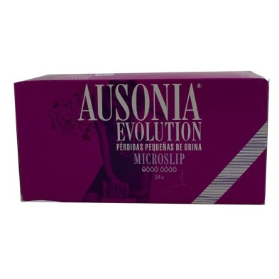 ABSORB INC ORINA MUY LIGERA AUSONIA EVOLUTION MICROSLIP 34 UNIDADES