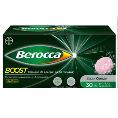 BEROCCA BOOST COMP EFERVESC 15 COMP