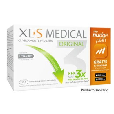 XLS MEDICAL CAPTAGRASAS 180 COMPRIMIDOS