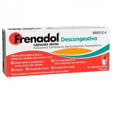 Frenadol Descongestivo 16 Cápsulas