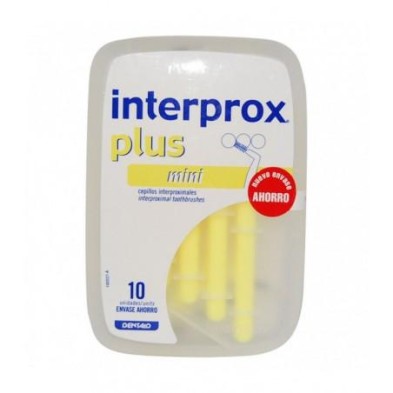 CEPILLO DENTAL INTERPROXIMAL INTERPROX PLUS MINI 10 UNIDADES