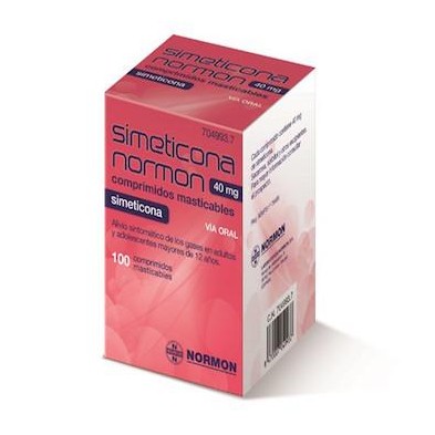 NORAFLAT 40 MG 100 COMPRIMIDOS MASTICABLES