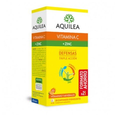 AQUILEA VITAMINA C + ZINC 28 COMPRIMIDOS EFERVESCENTES